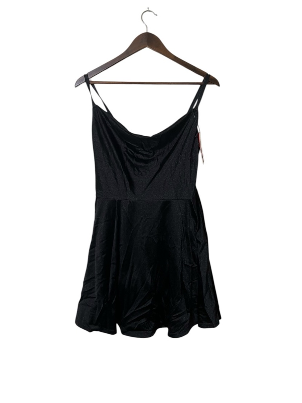 Popilush Shapewear Strappy Cowl Neck Tummy Control Flare Dress | XL